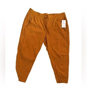 New Women’s plus size Athleta drawstring joggers Brooklyn pants Sz 24